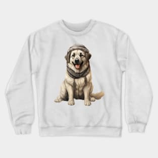 Winter Anatolian Shepherd Dog Crewneck Sweatshirt